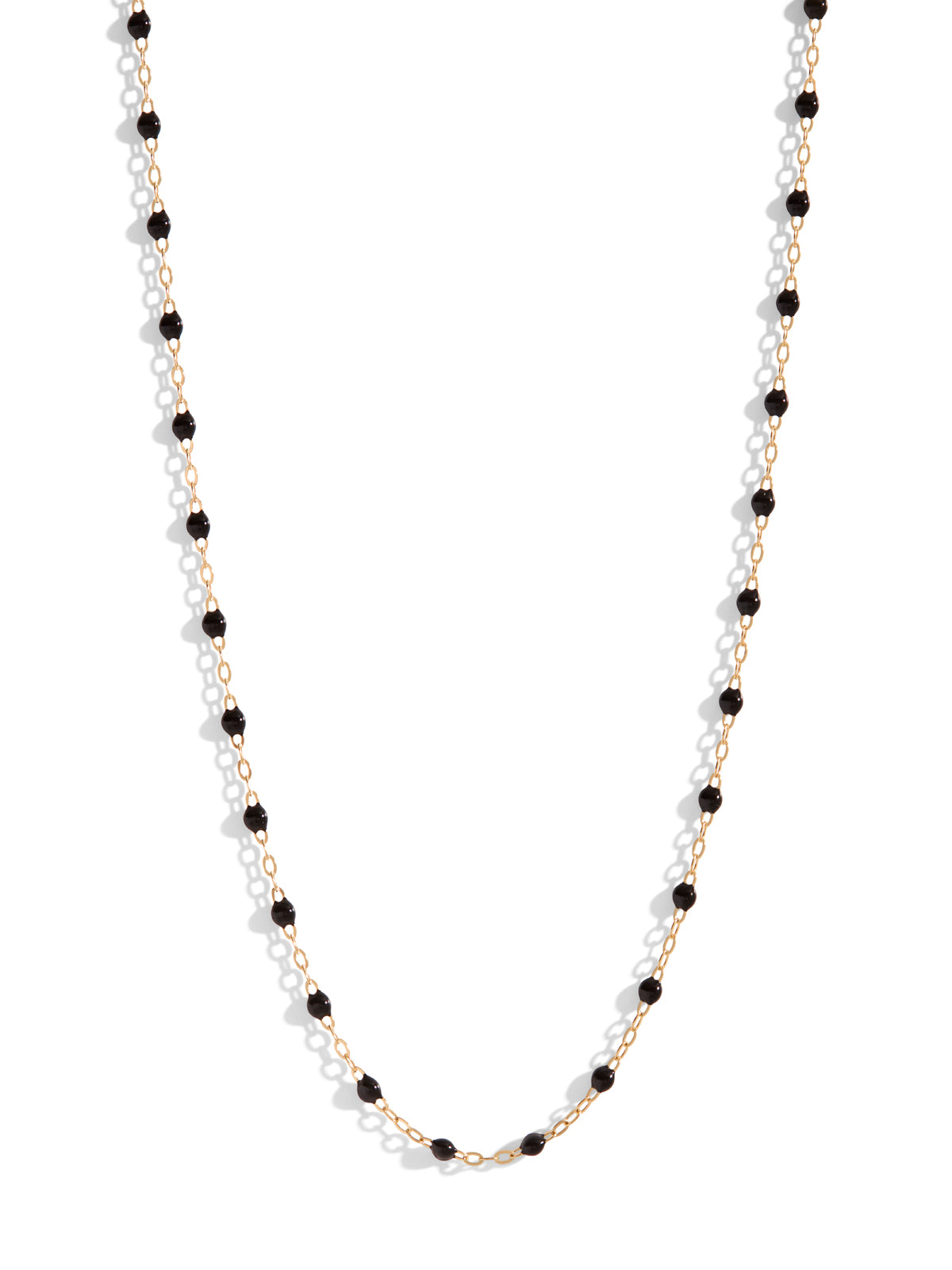 Gigi Clozeau Classic Gigi Necklace with Yellow Gold & Black Jewels