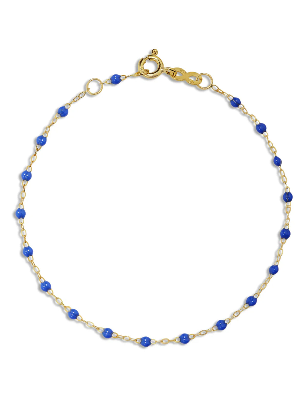 Classic Gigi Baby Blue Resin Yellow Gold Bracelet | Ylang 23