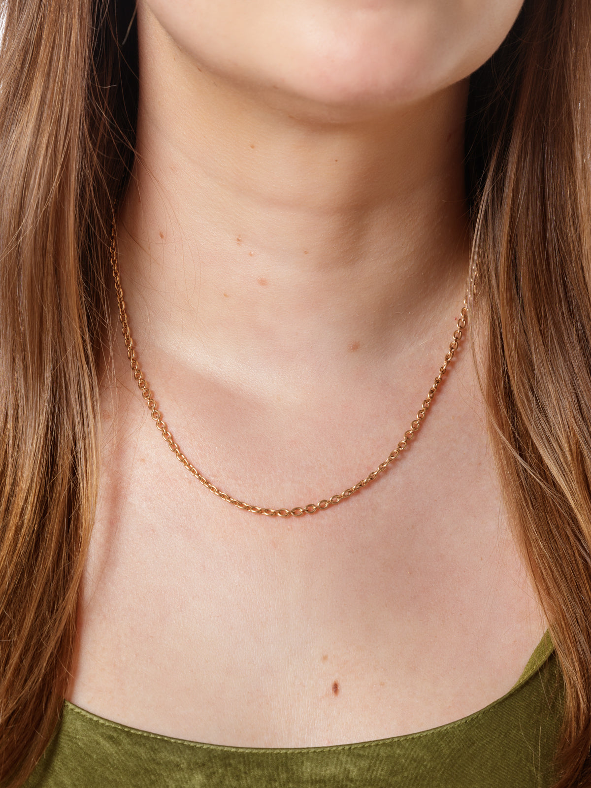 18K Rose Gold Necklace - Pink Diamond 18K Rose Gold Necklace - Pink Diamond