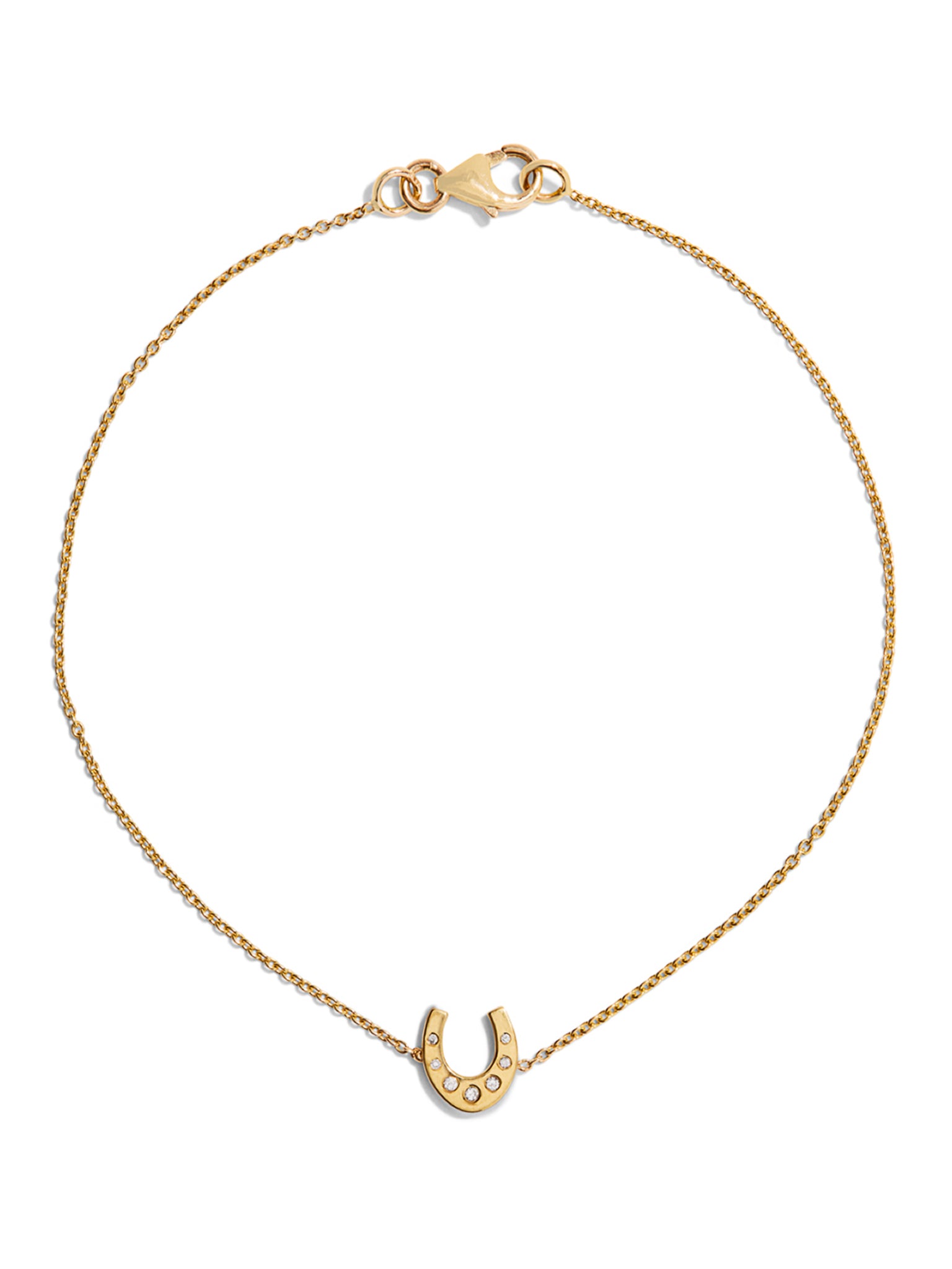 Horseshoe Yellow Gold Bracelet Jennifer Meyer Ylang 23