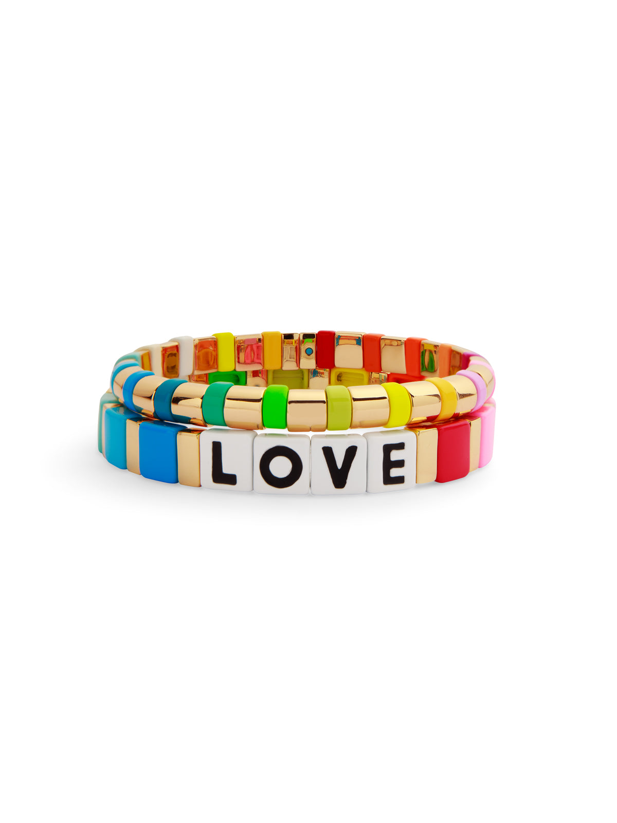 Radiant Rainbow Y2K Bracelets Aesthetic Vibrant Bold Funky 