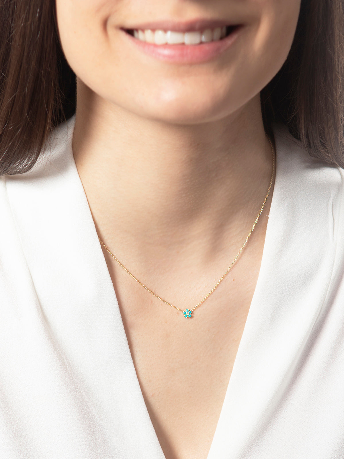 Jennifer Meyer | 18K Mini Gold Heart Necklace | Fine Jewelry