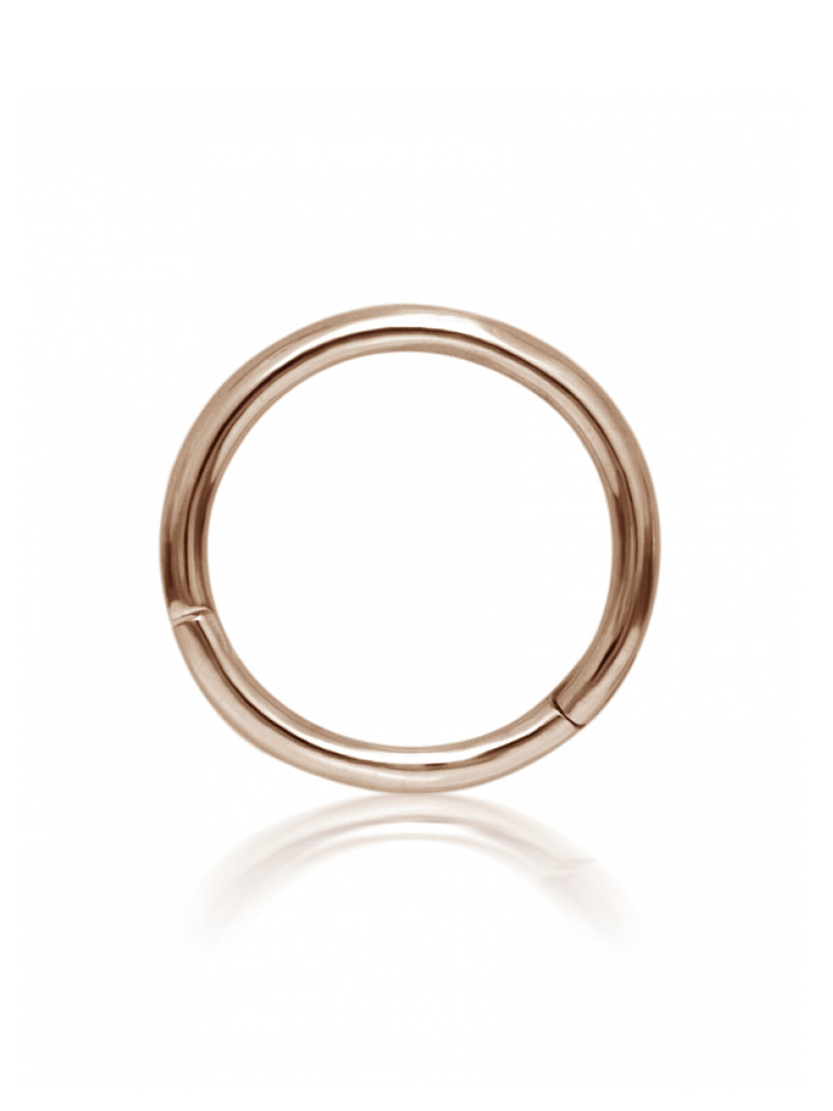 8mm Plain Rose Gold Single Hoop Earring | Maria Tash