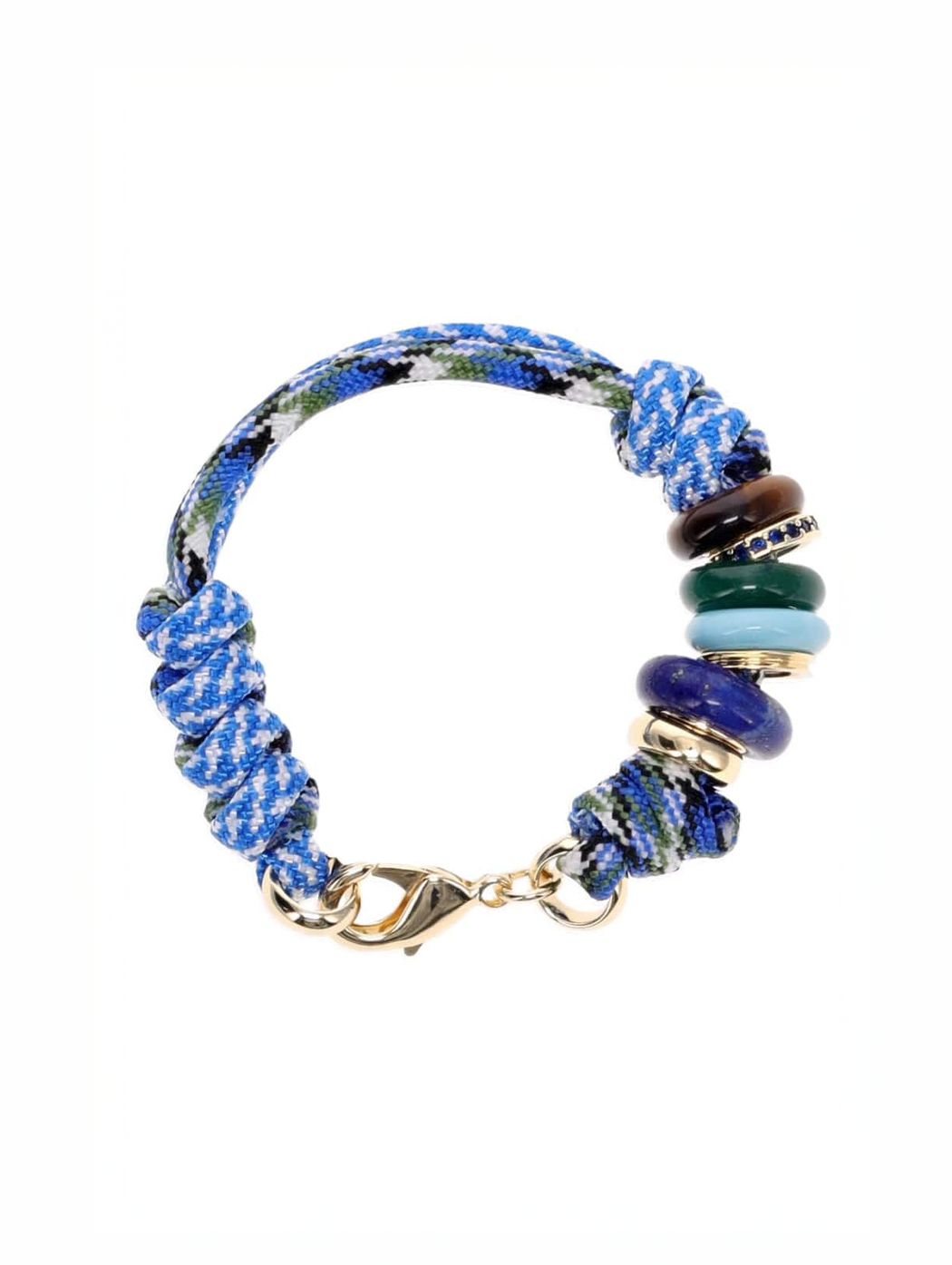 The Blue Supersize Happy Cord Bracelet