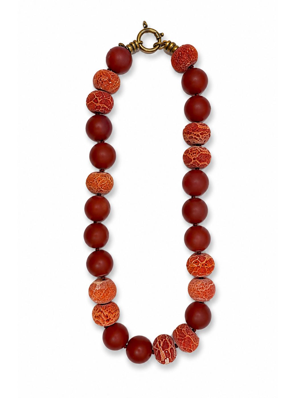 Coral Orb Necklace