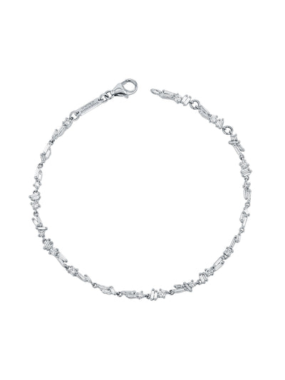 Diamond Sparkler White Gold Tennis Bracelet