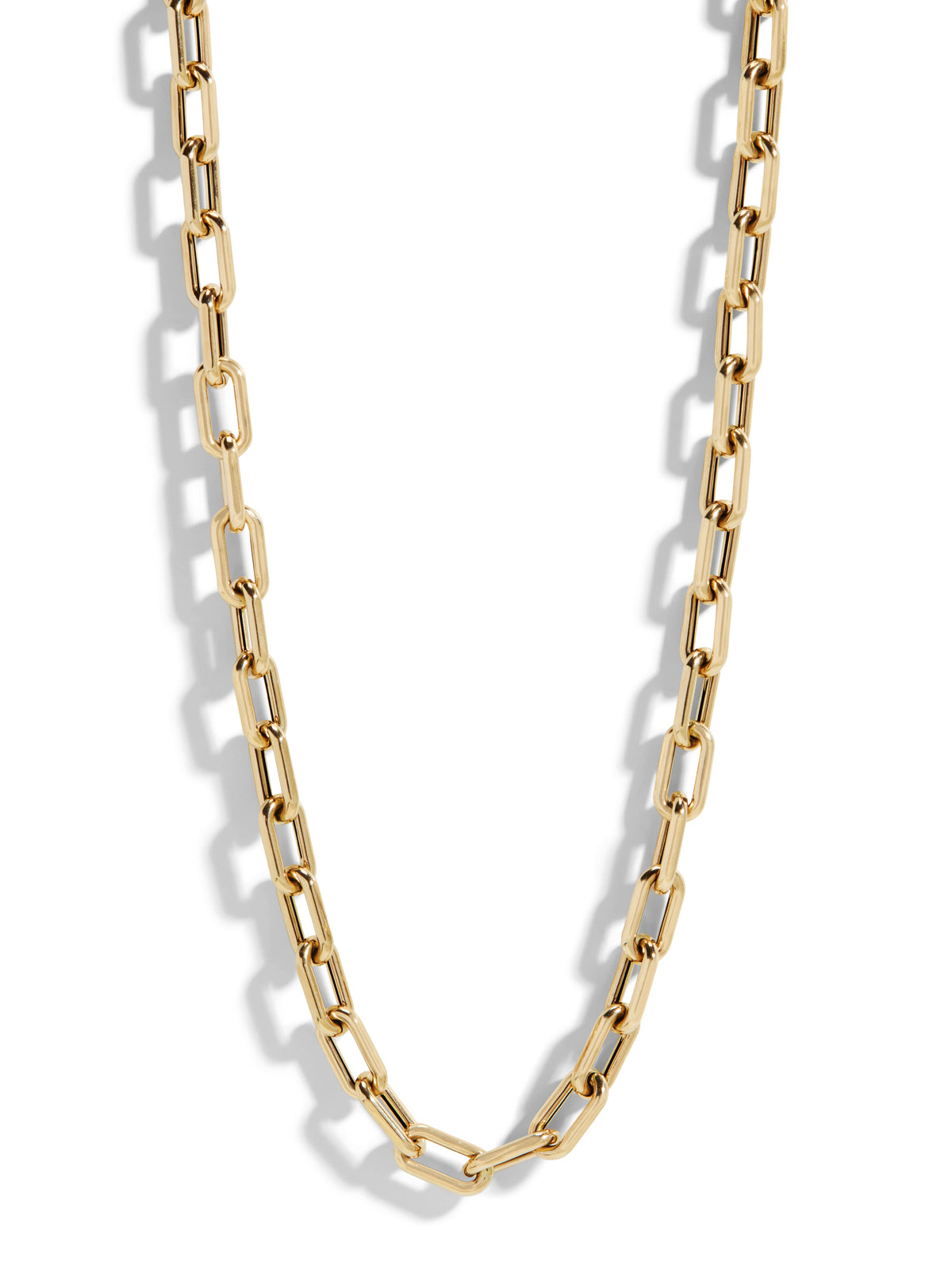 5.3mm Wide Italian Link Chain Necklace