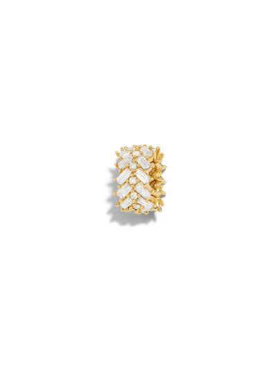 Lab Grown Diamond Chevron Baguette Big Bead