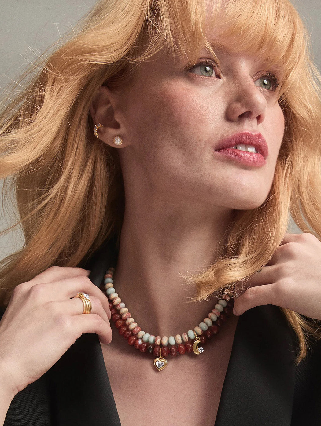 Bordeaux Gemstone Necklace