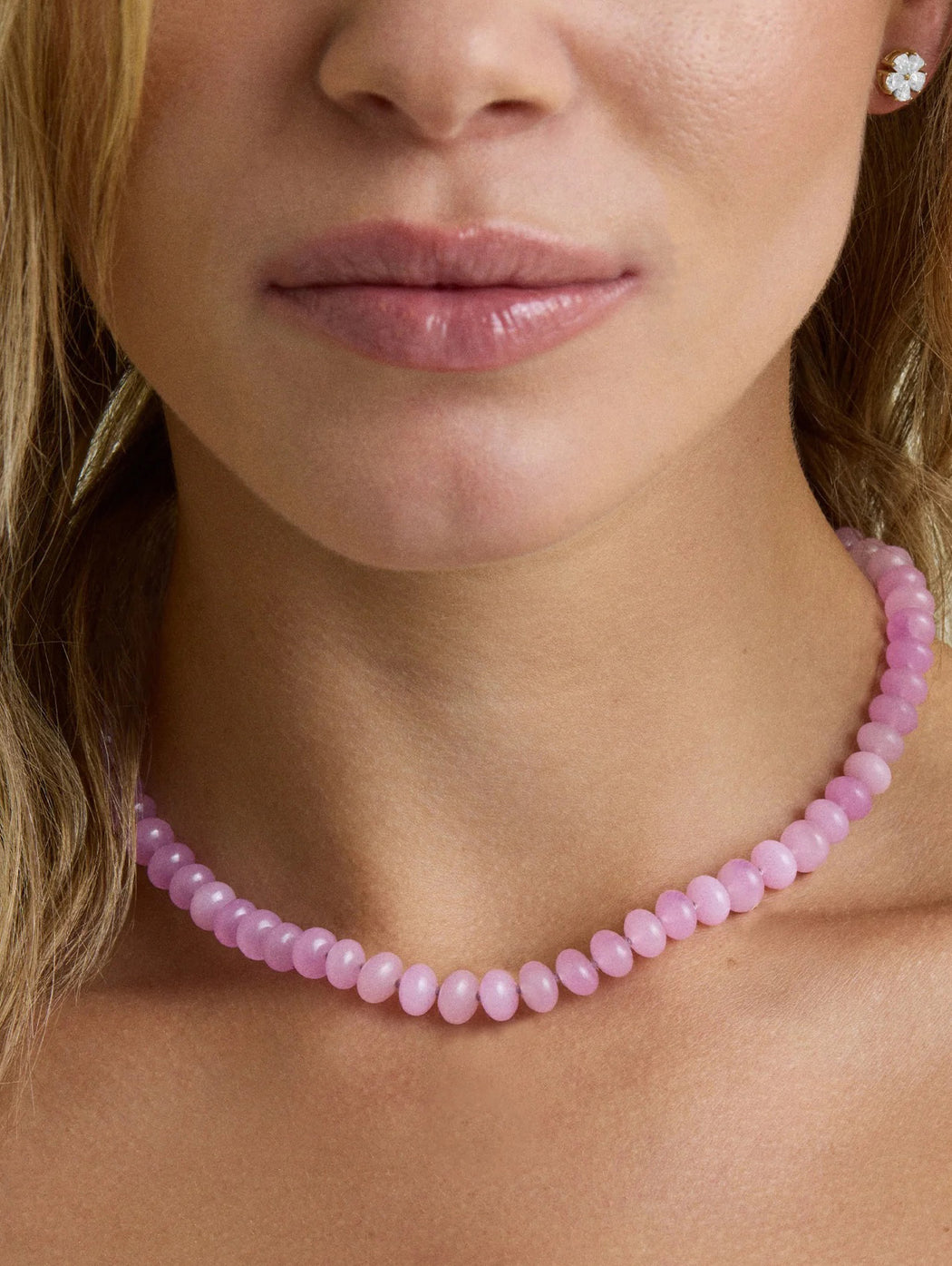 Lavender Fog Gemstone Necklace