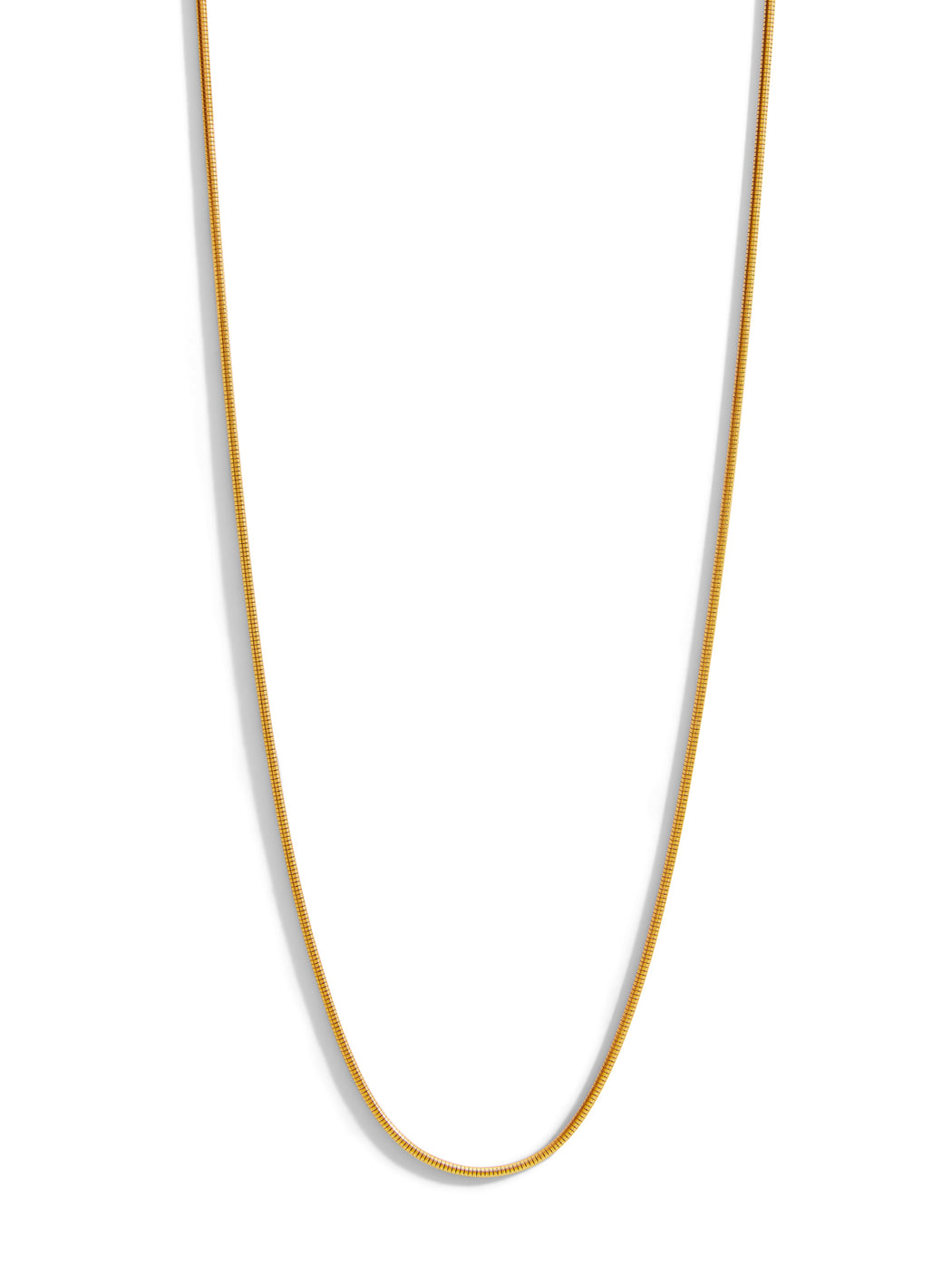 1.2mm Cascade Yellow Gold Chain Necklace