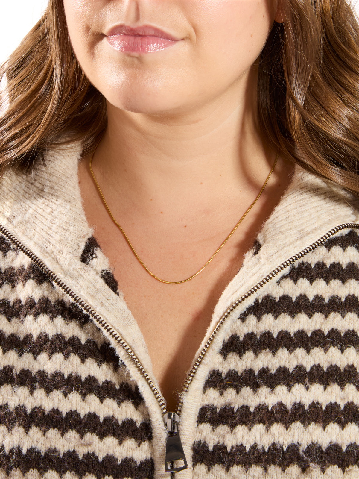 1.2mm Cascade Yellow Gold Chain Necklace