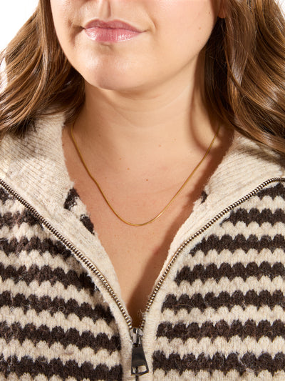 1.2mm Cascade Yellow Gold Chain Necklace