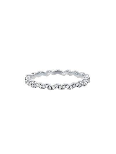 Diamond Ivy White Gold Ring