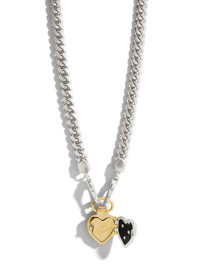 The Universe Vault on The Silver Curb Chain