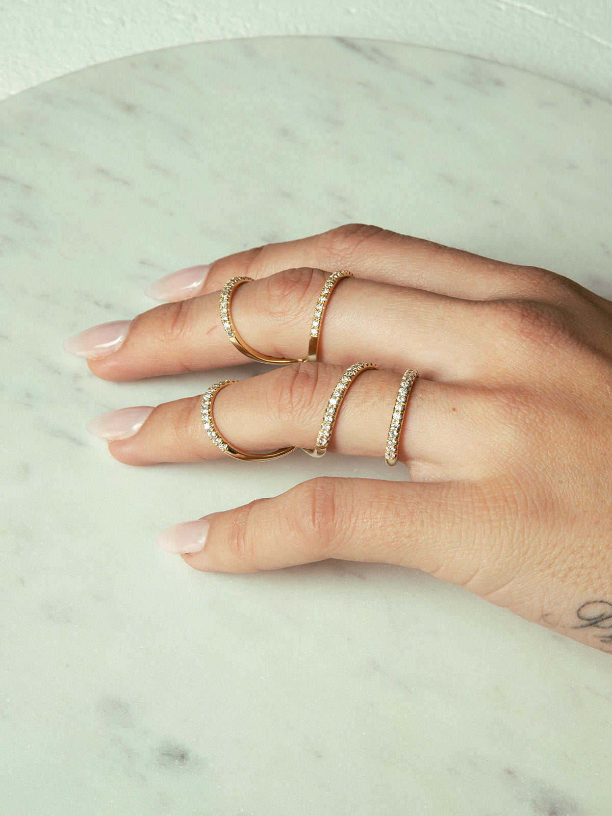 Olympia Yellow Gold Ring