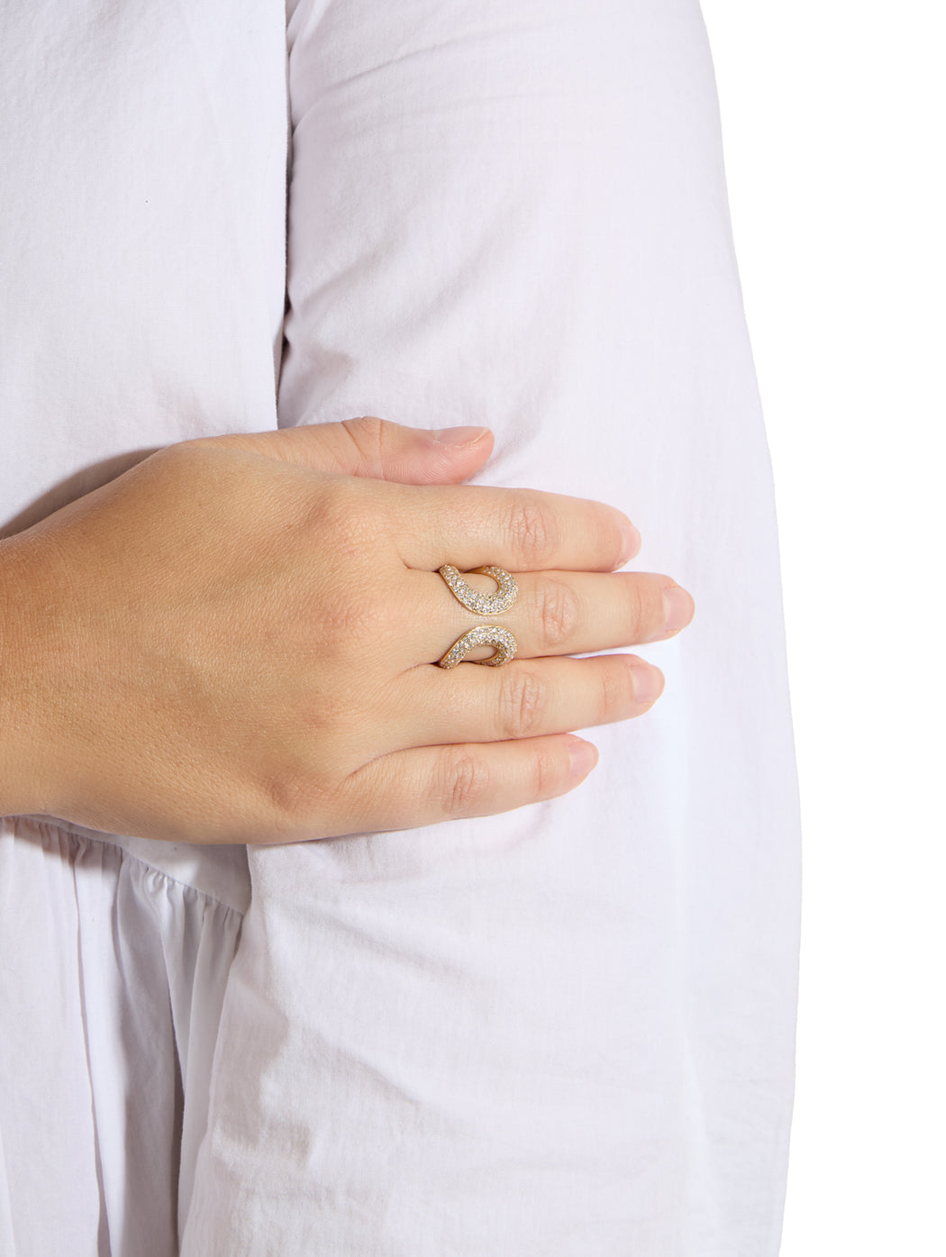 Medusa Diamond Yellow Gold Ring