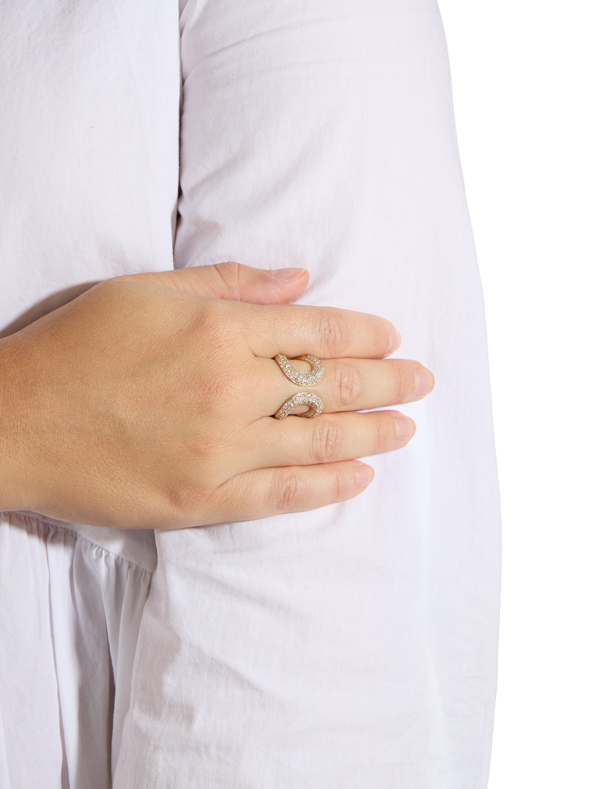 Medusa Diamond Yellow Gold Ring