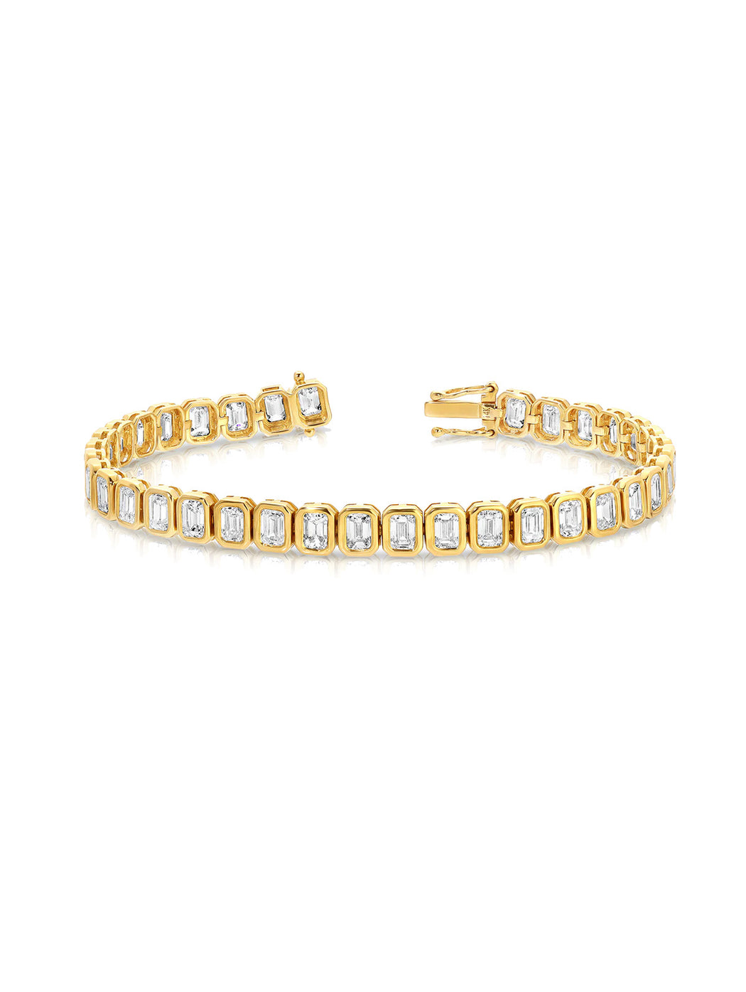 8.8ct NS Nova Yellow Gold Tennis Bracelet