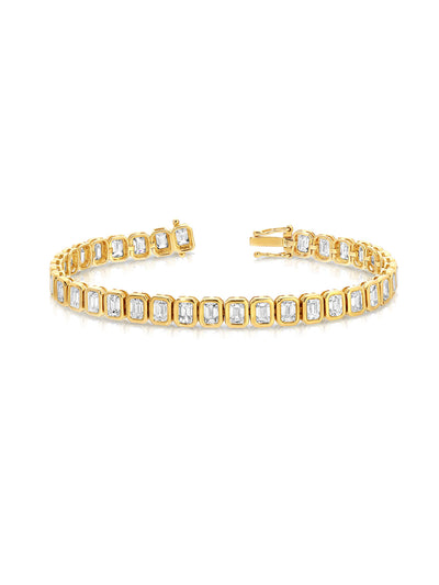 8.8ct NS Nova Yellow Gold Tennis Bracelet