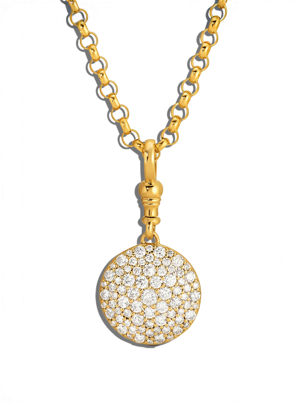 Valyria Pocket Watch Belcher Yellow Gold Necklace