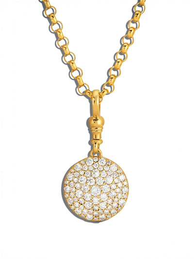 Valyria Pocket Watch Belcher Yellow Gold Necklace
