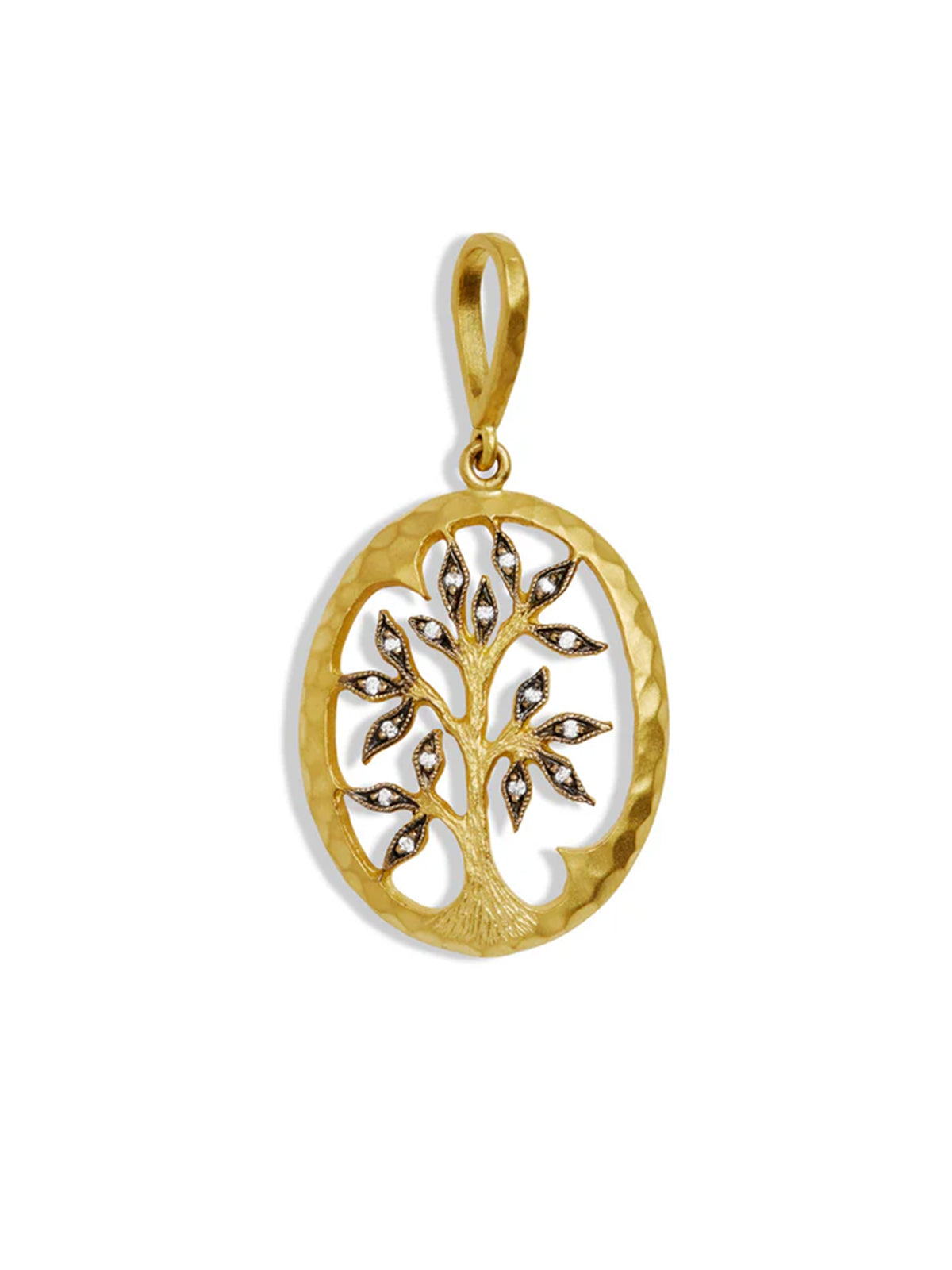 Blackened Tree of Life Pendant | Cathy Waterman | Ylang 23 Blackened Tree of Life Pendant | Cathy Waterman | Ylang 23