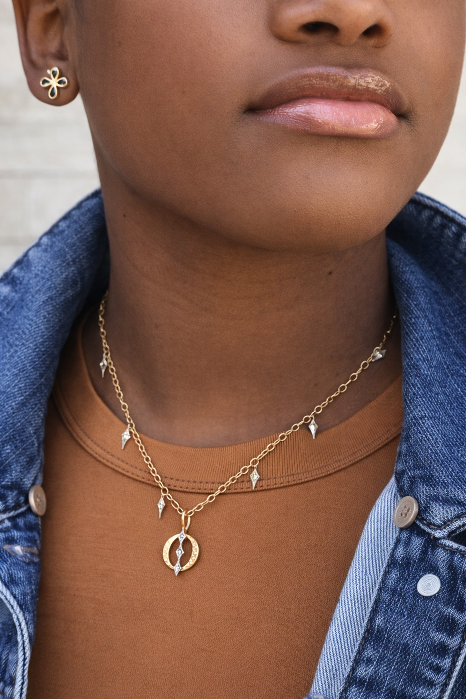 Constellation Yellow Gold Charm