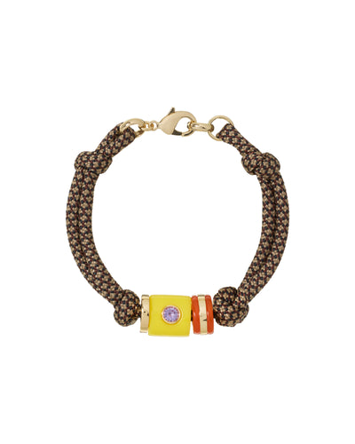 The Lemon Cylinder Cord Bracelet