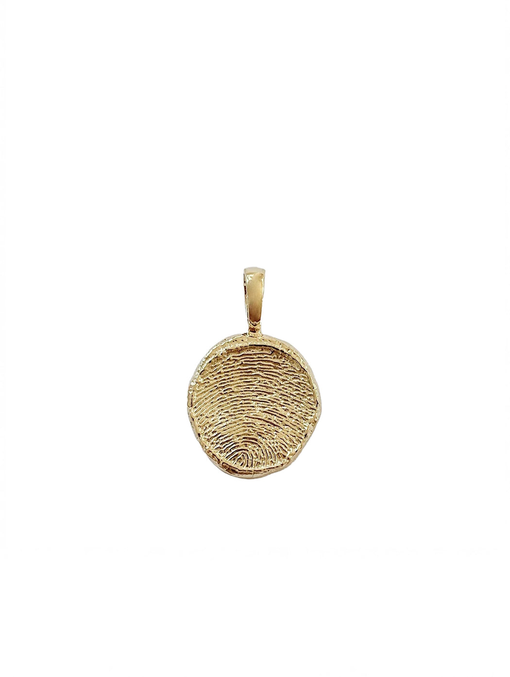 Custom Fingerprint Coin Pendant