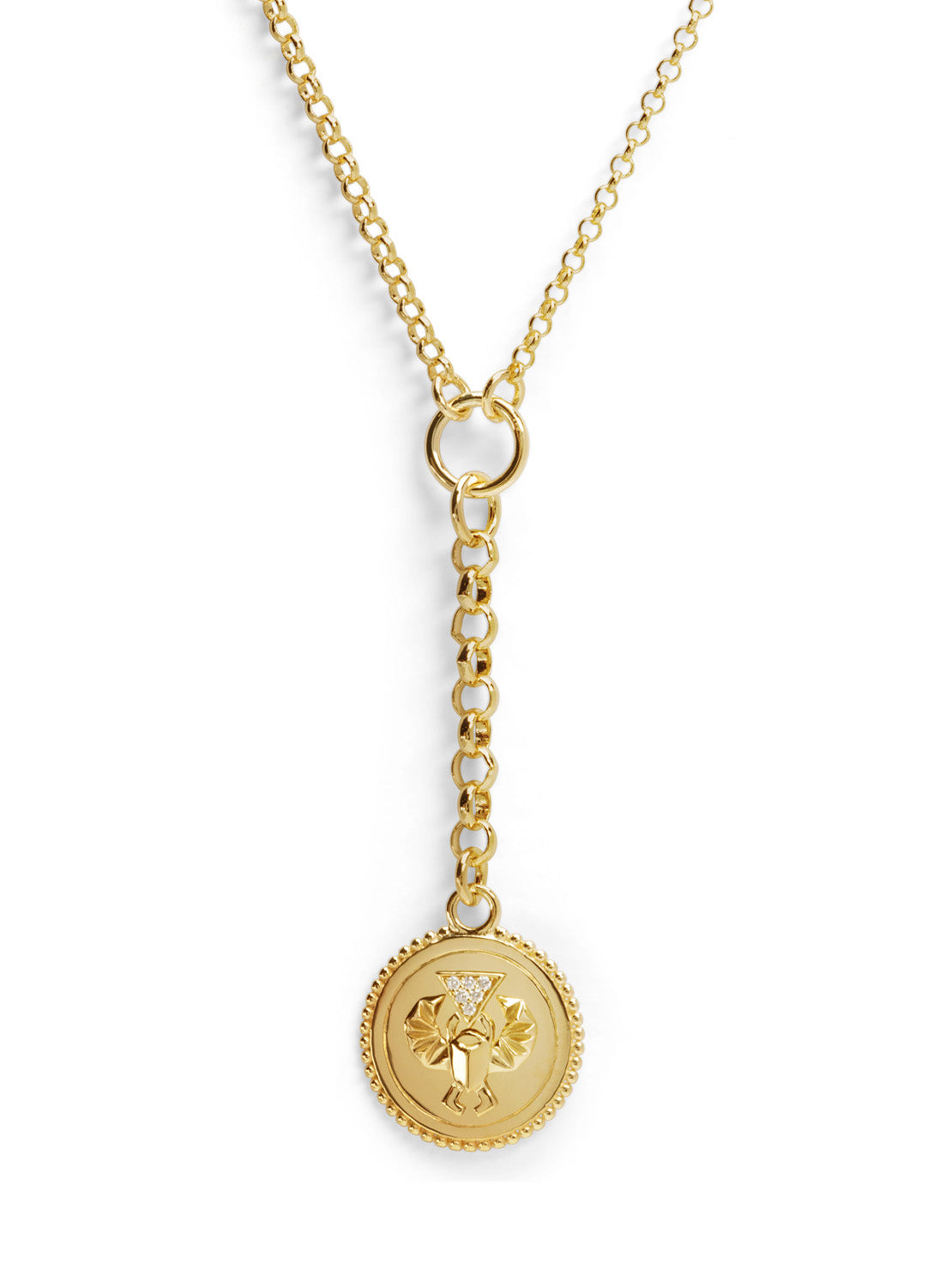 Protection Small Mixed Belcher Extension Chain Necklace
