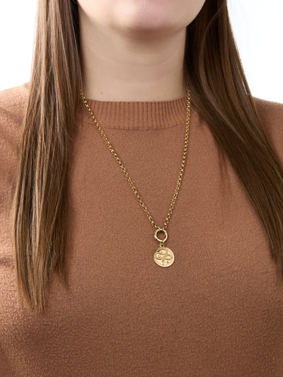 Medium Wholeness Yellow Gold Medallion