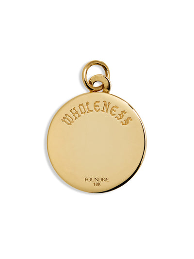 Medium Wholeness Yellow Gold Medallion