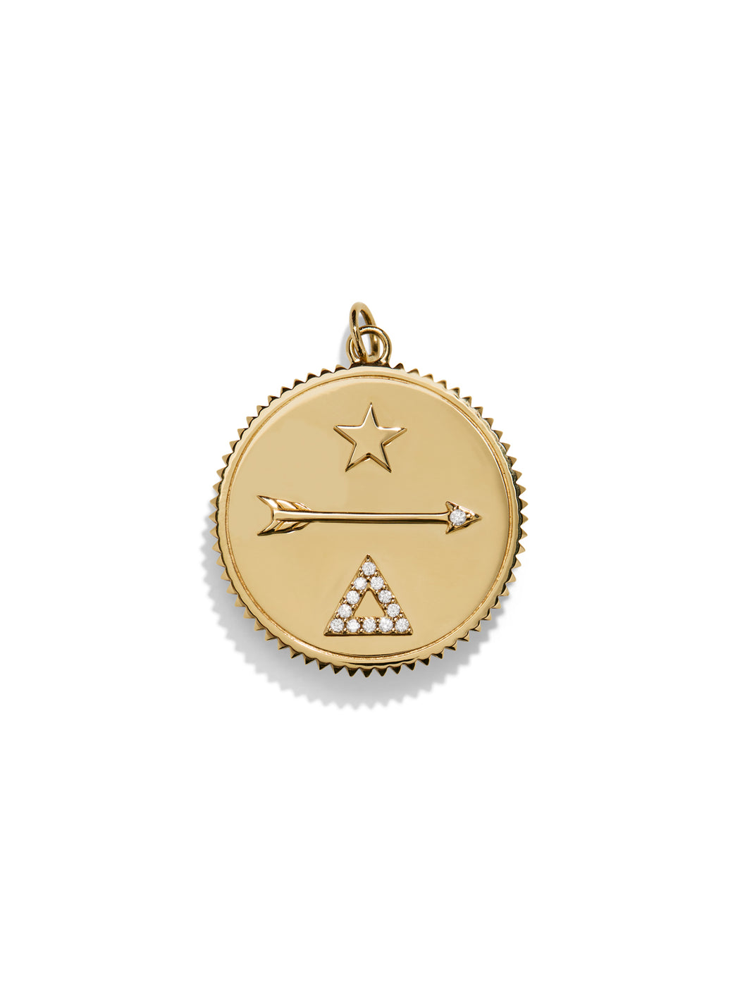 Large Dream Yellow Gold Medallion