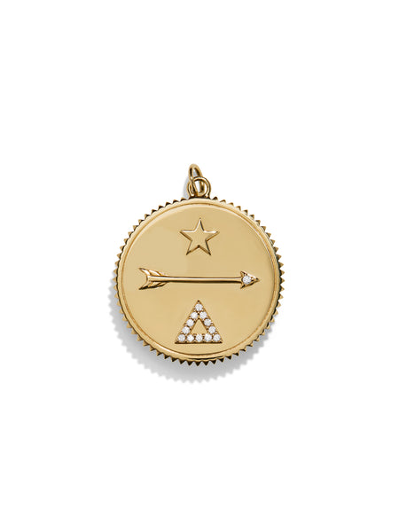 Large Dream Yellow Gold Medallion | Foundrae | Ylang 23