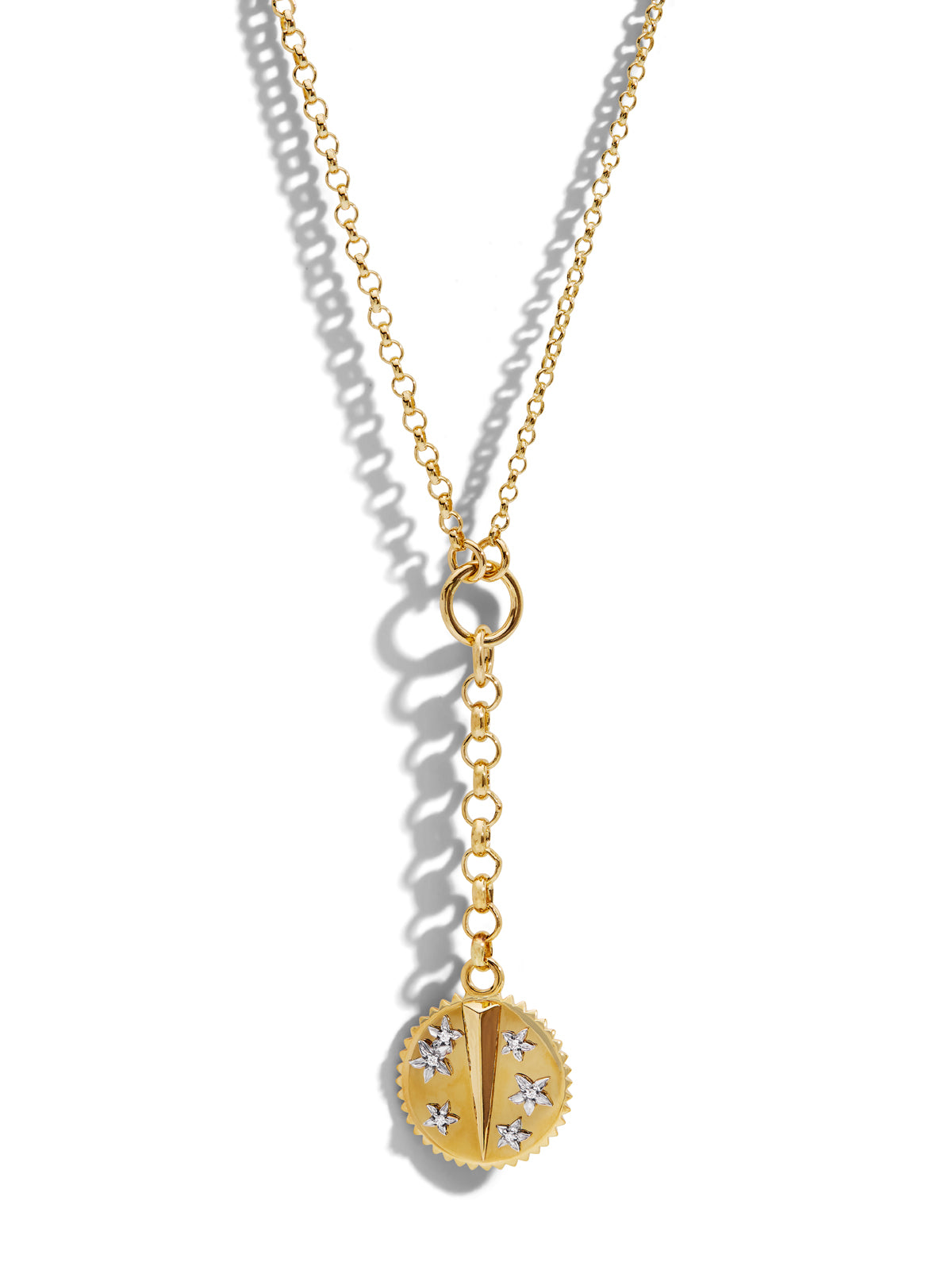 Resilience Small Mixed Belcher Yellow Gold Necklace