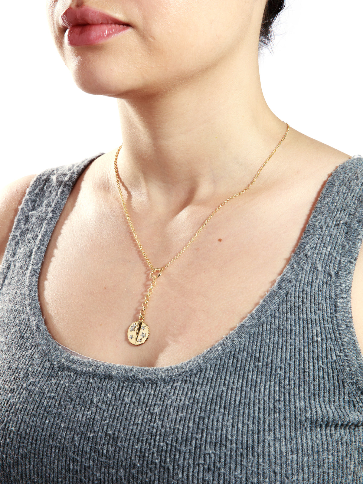 Resilience Small Mixed Belcher Yellow Gold Necklace