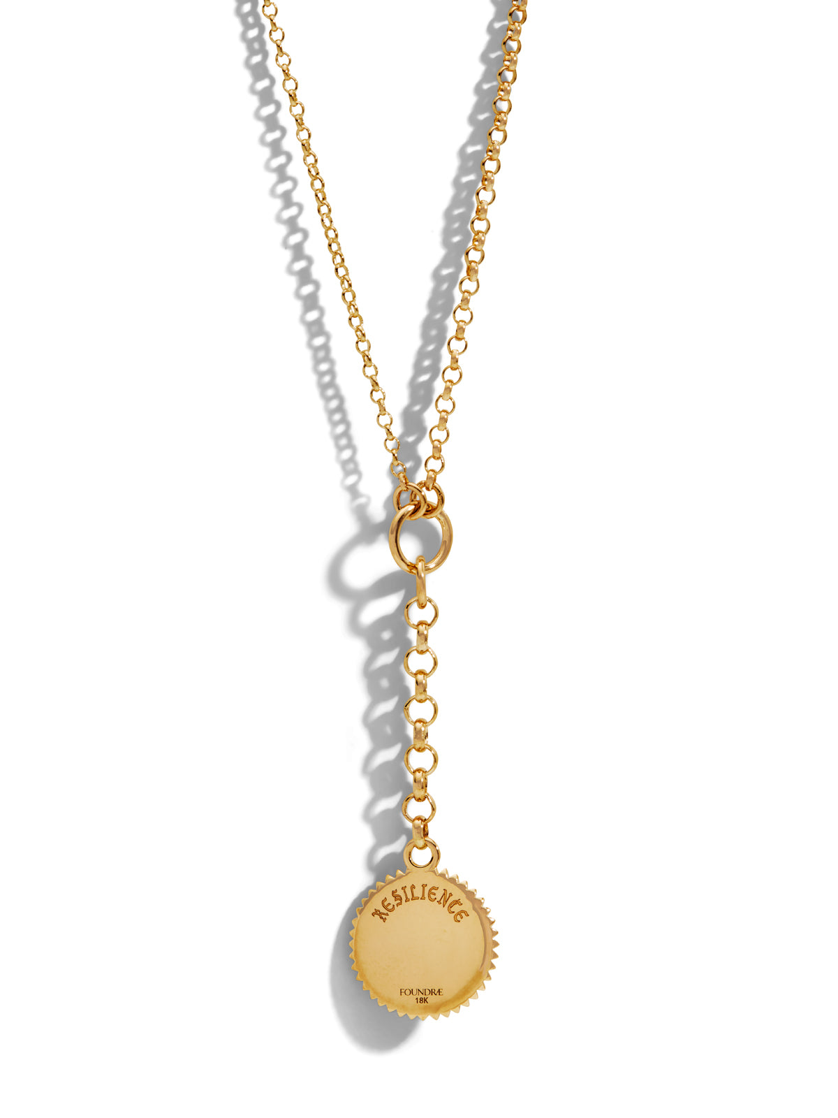 Resilience Small Mixed Belcher Yellow Gold Necklace