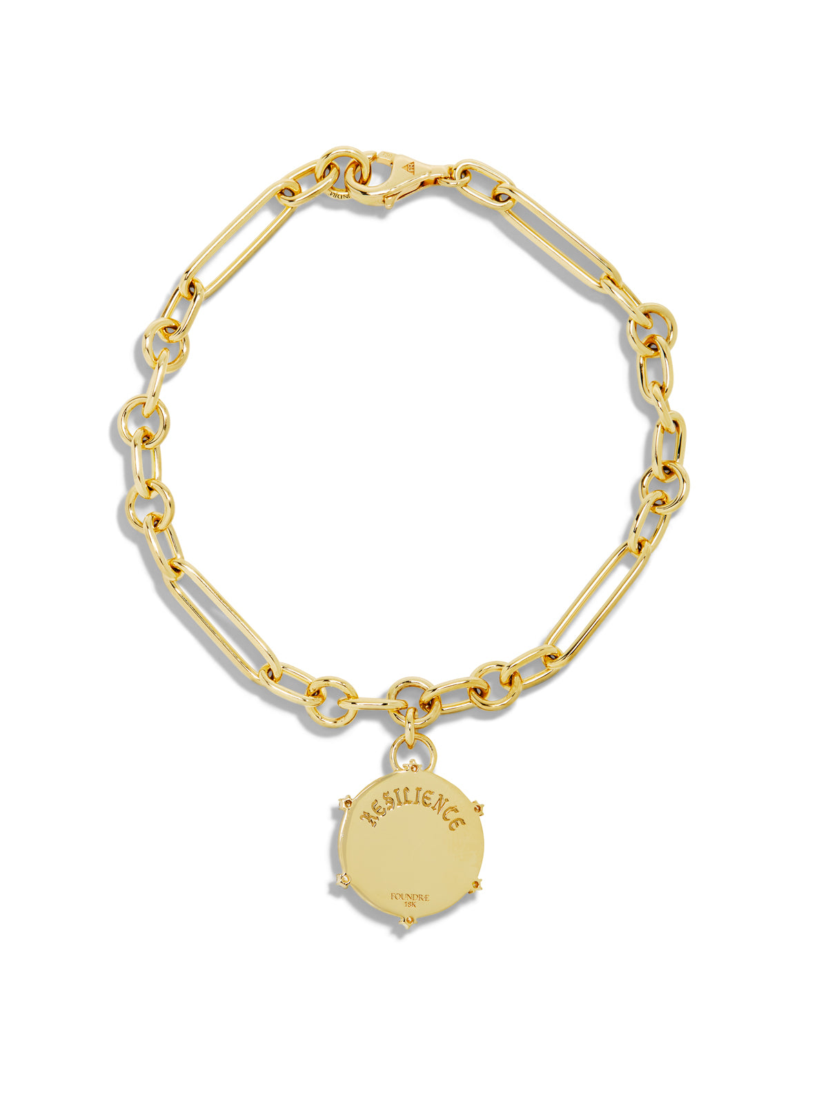 Resilience Blossoms Mixed Clip Yellow Gold Bracelet