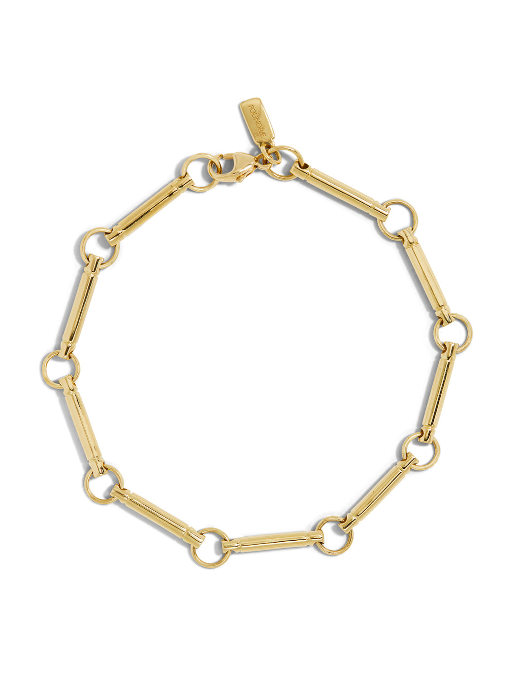 Yellow Gold Element Chain Bracelet