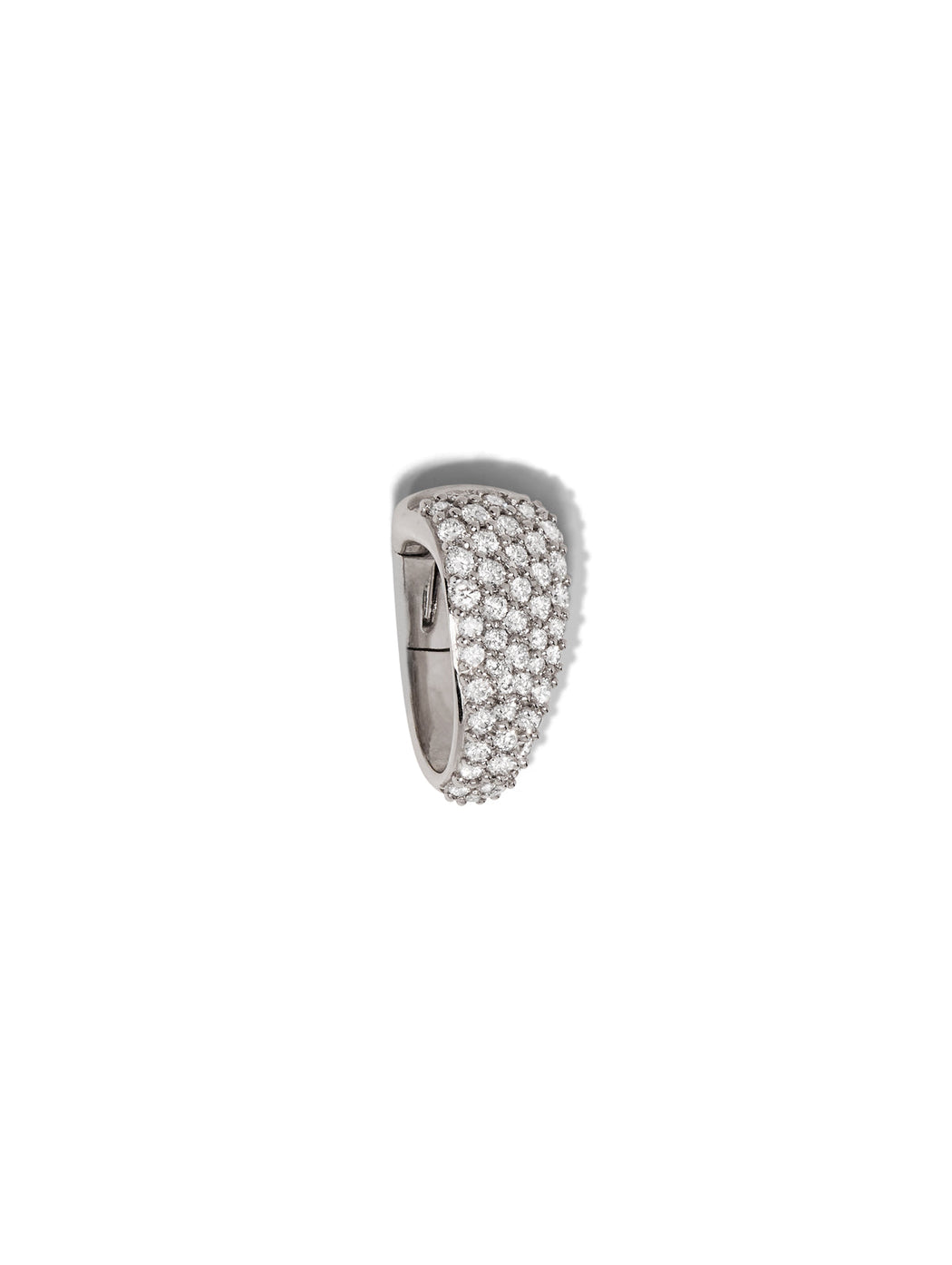 Pave Diamond Medium White Gold Bail Link