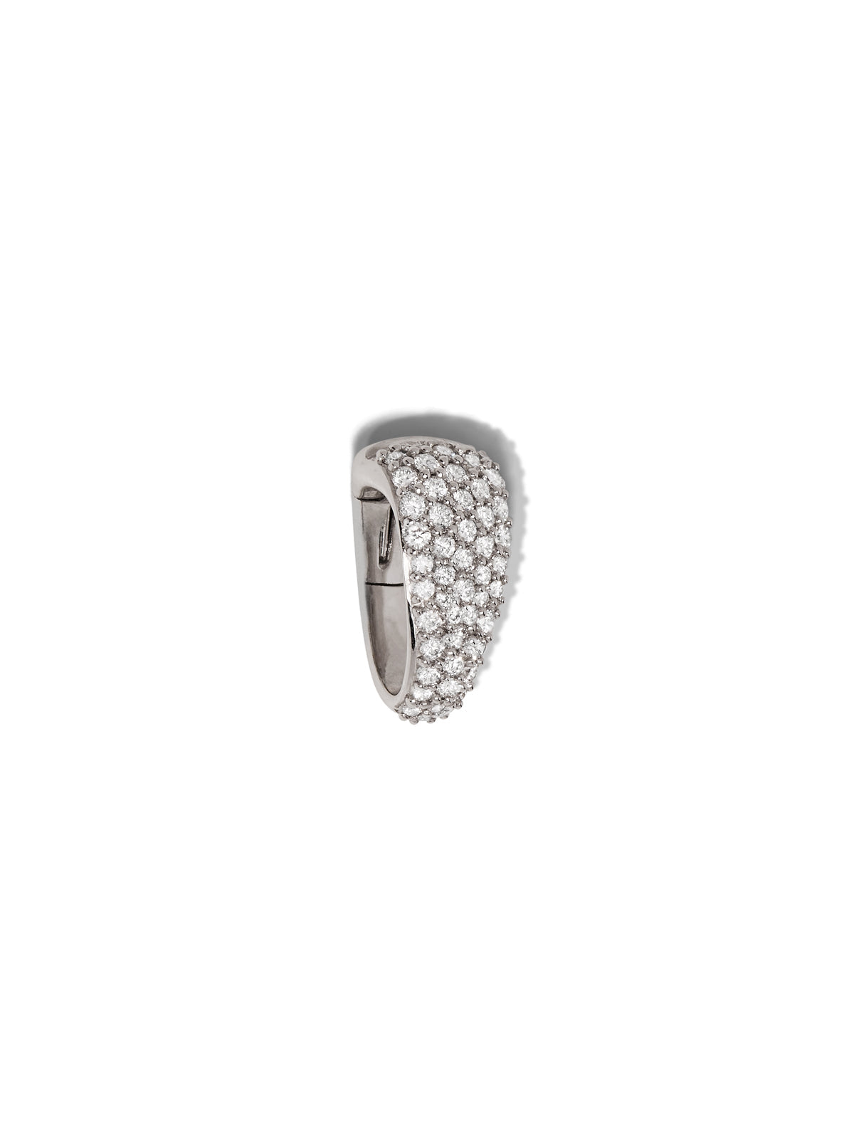 Pave Diamond Medium White Gold Bail Link