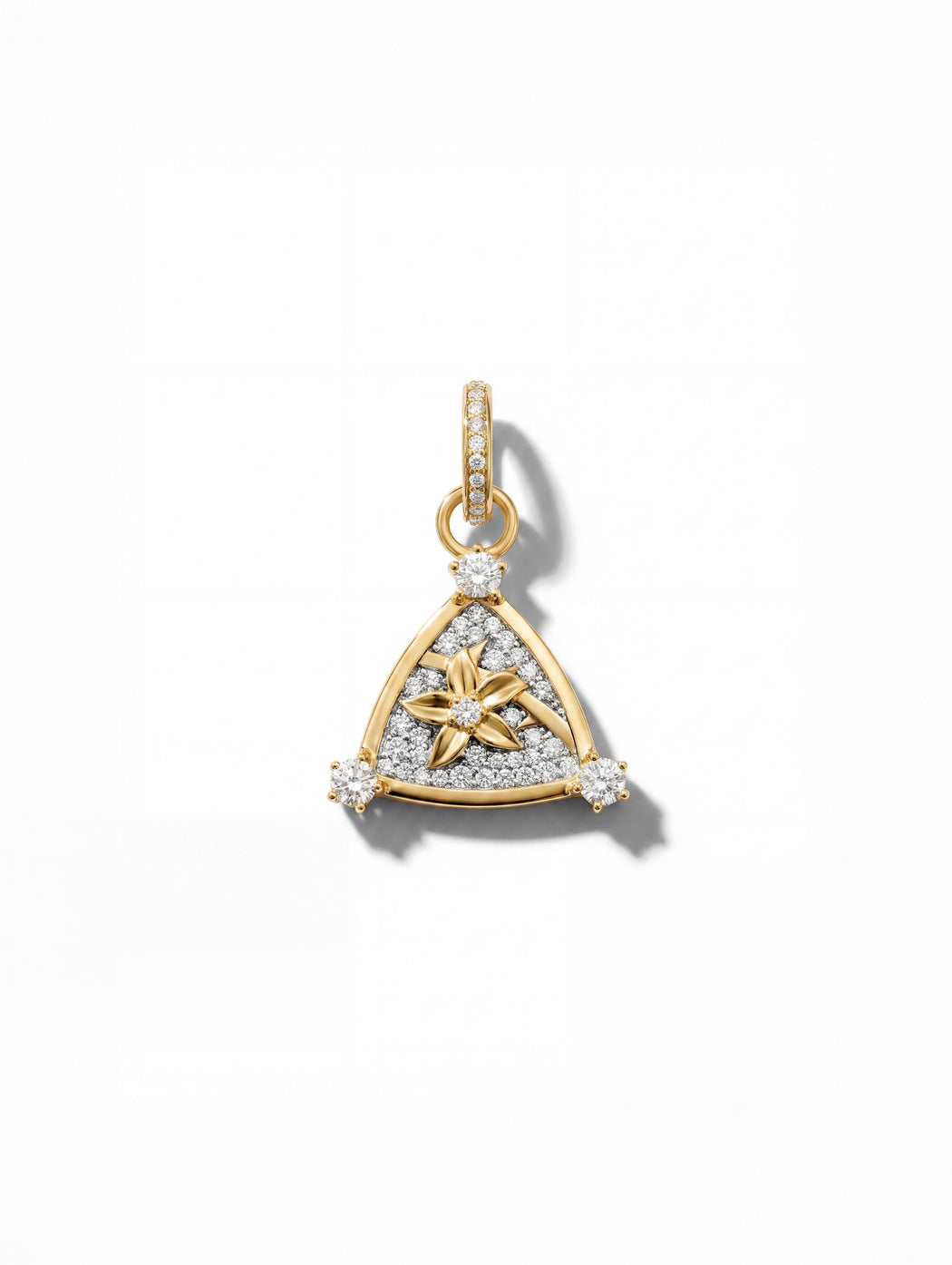 Resilience Pavé Blossom Miniature Pendant