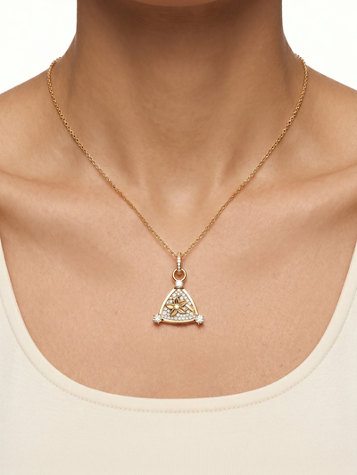 Resilience Pavé Blossom Miniature Pendant