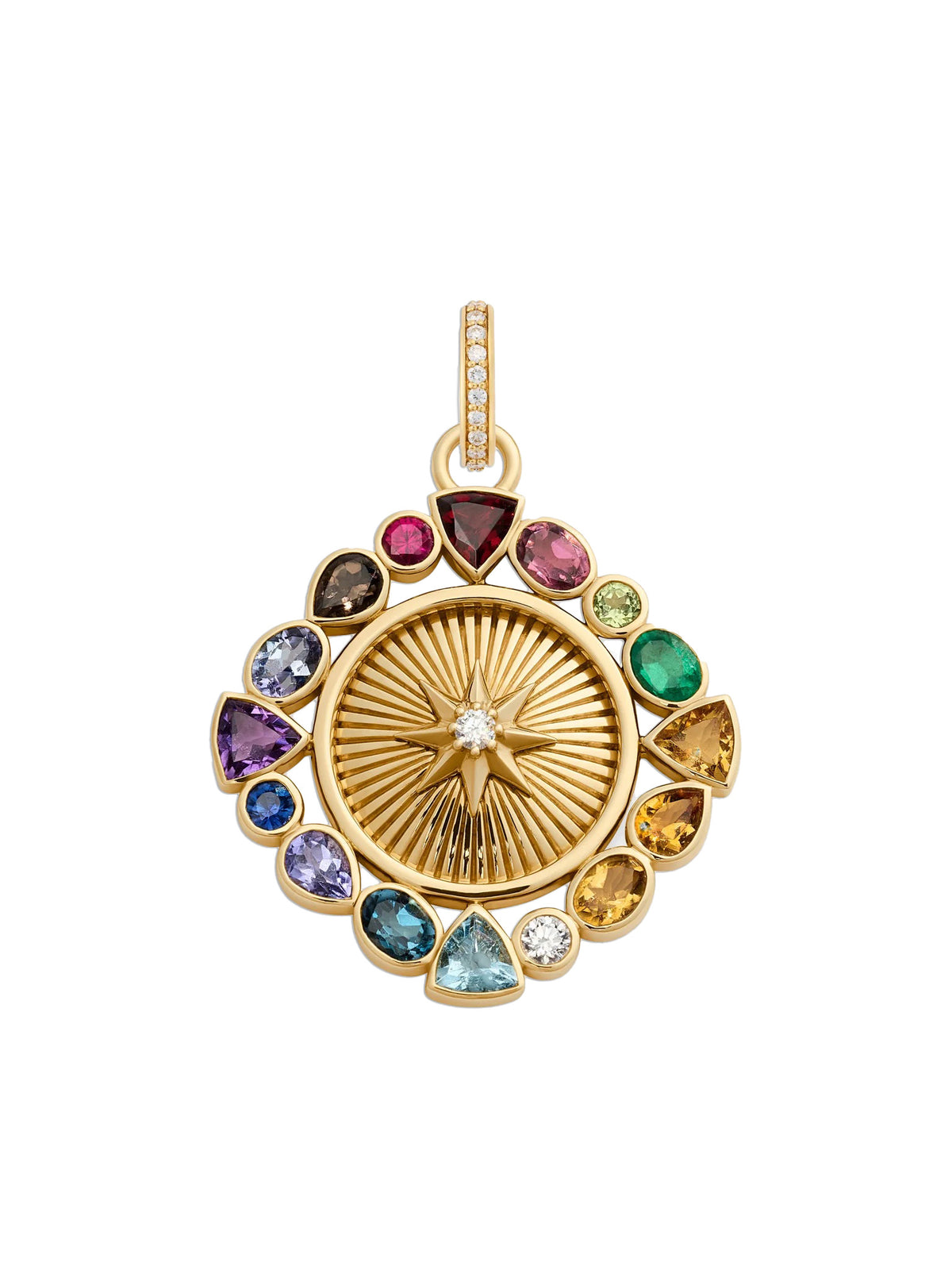 Temenos Inner Light Yellow Gold Charm