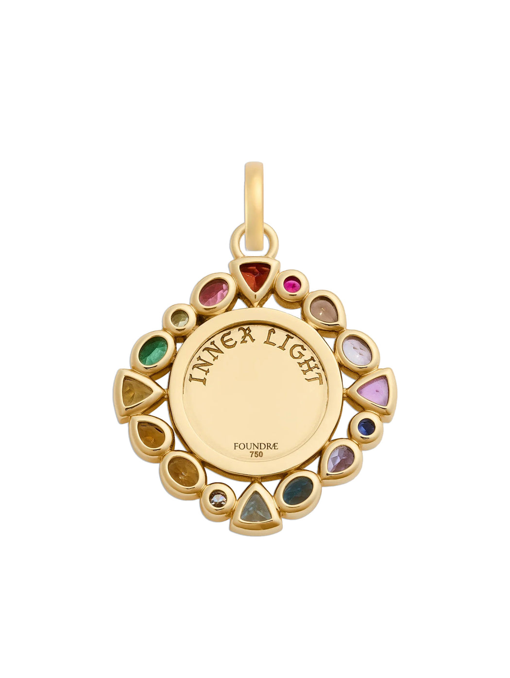 Temenos Inner Light Yellow Gold Charm