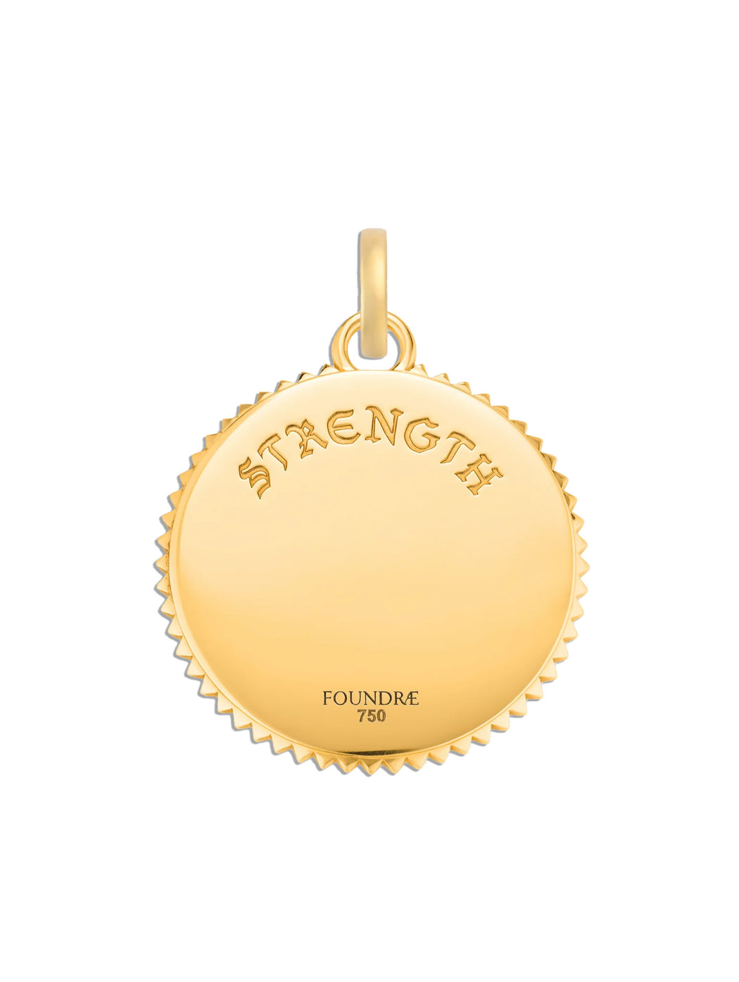 Pavé Solar & Lunar Large Mixed Gold Charm