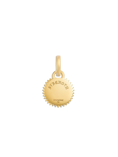 Diamond Solar & Lunar Miniature Yellow Gold Charm
