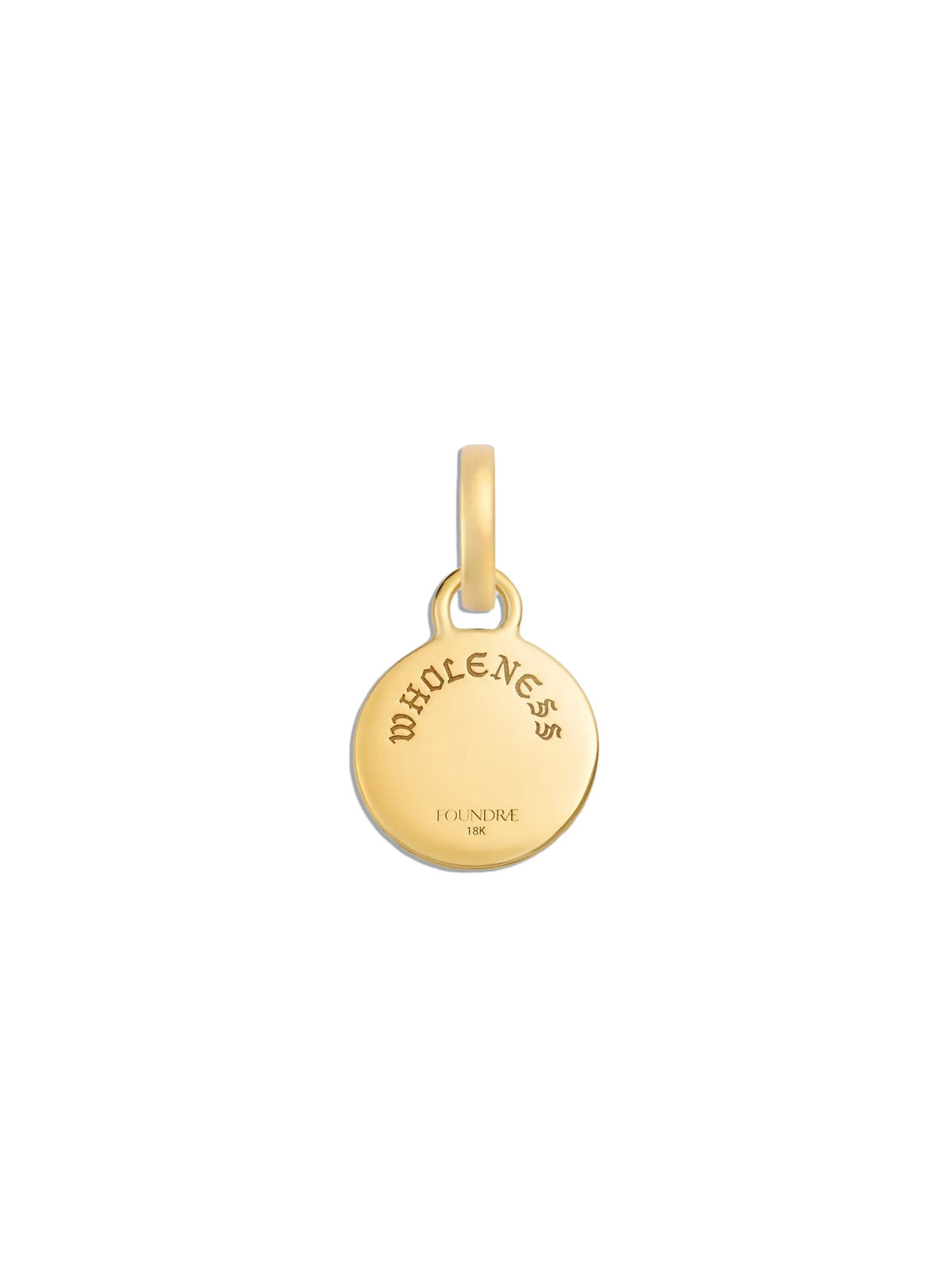 Diamond Snake Miniature Yellow Gold Charm