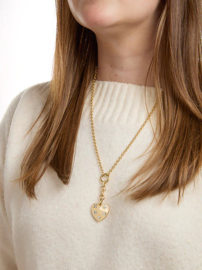 Pavé Oval Yellow Gold Annex Link